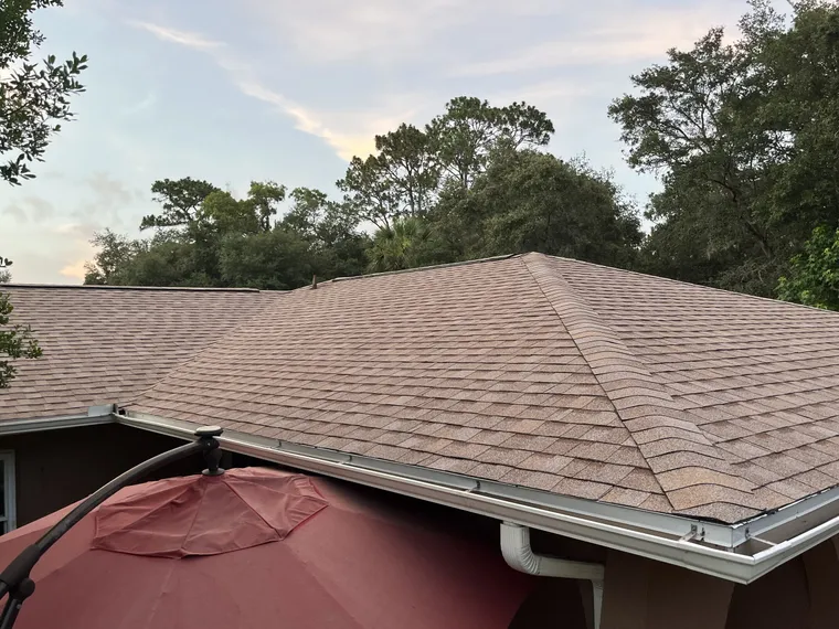 Completed roof at 1821 Union Street, Clearwater