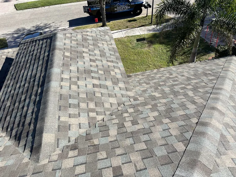 Completed roof at 8409 Hunters Fork Loop, Ruskin