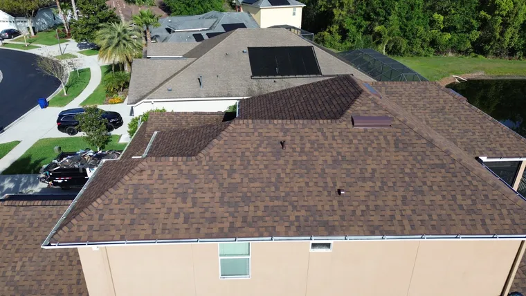 Completed roof at 3401 Diamond Falls Circle, Land O' Lakes