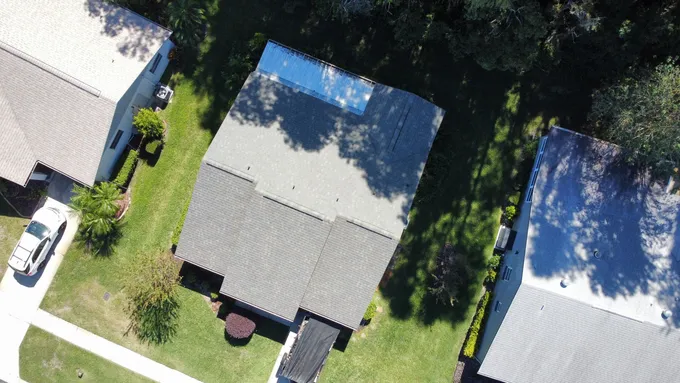 Completed roof at 11536 Pampas Drive