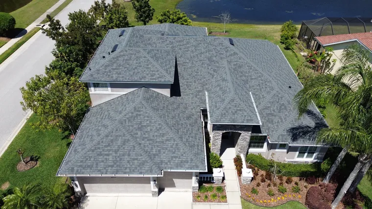 Completed roof at 14921 Man O War Drive, Odessa
