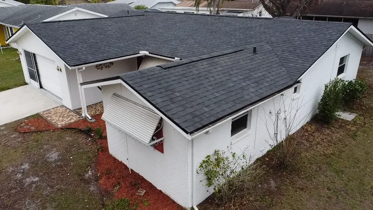 Completed roof at 4250 Woodtrail Boulevard, New Port Richey