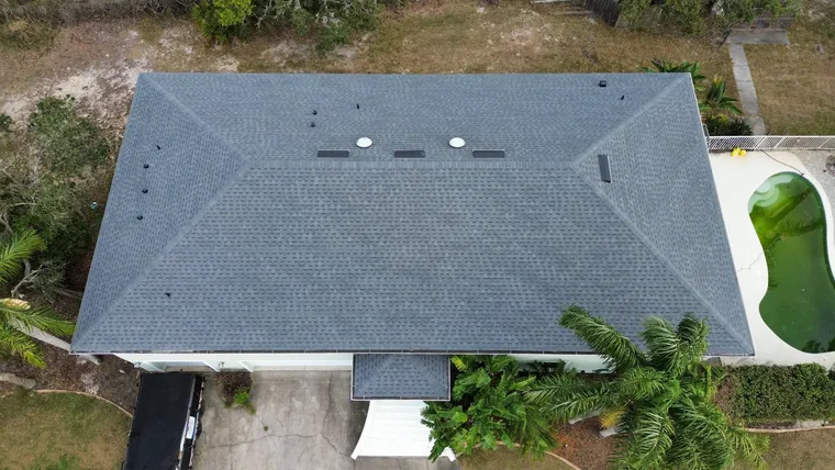 Completed roof at 9021 Bullrush Court, New Port Richey