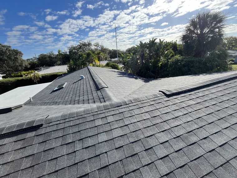 Completed roof at 2192 Academy Drive, Clearwater