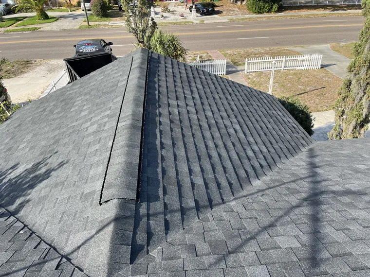 Completed roof at 3910 5th Avenue South, St. Petersburg