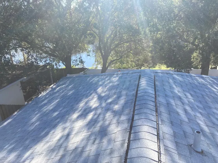 Completed roof at 10411 Blackmore Drive, Tampa