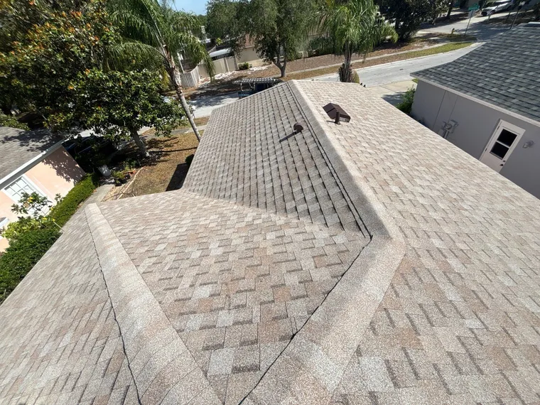 Completed roof at 12706 Adventure Drive, Riverview