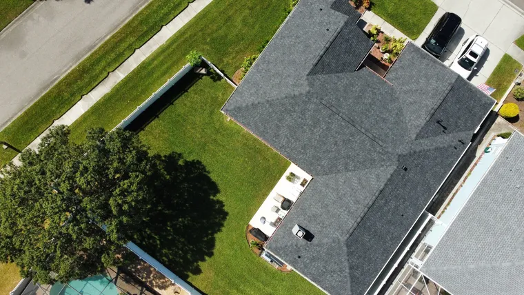 Completed roof at 3210 Ashmonte Drive, Land O' Lakes