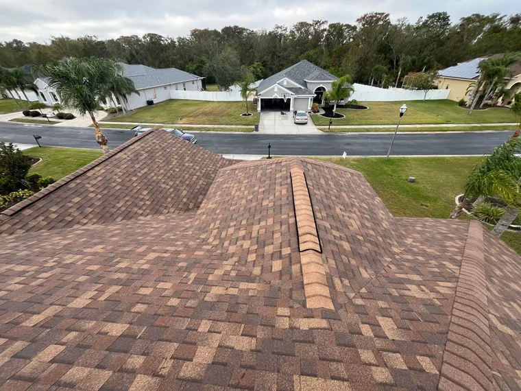 Completed roof at 2000 Tarragon Lane, New Port Richey