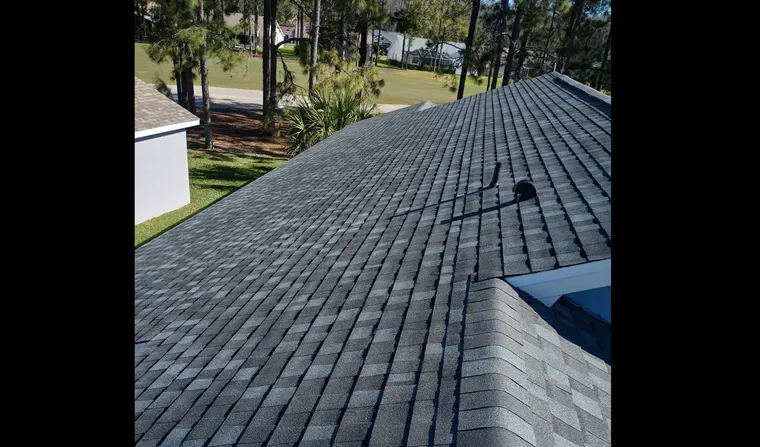 Completed roof at 9501 Green Needle Drive, New Port Richey