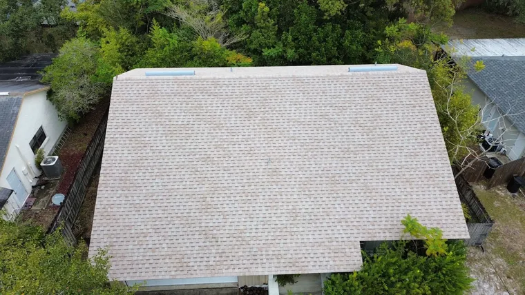 Completed roof at 2927 Wycombe Way, Palm Harbor