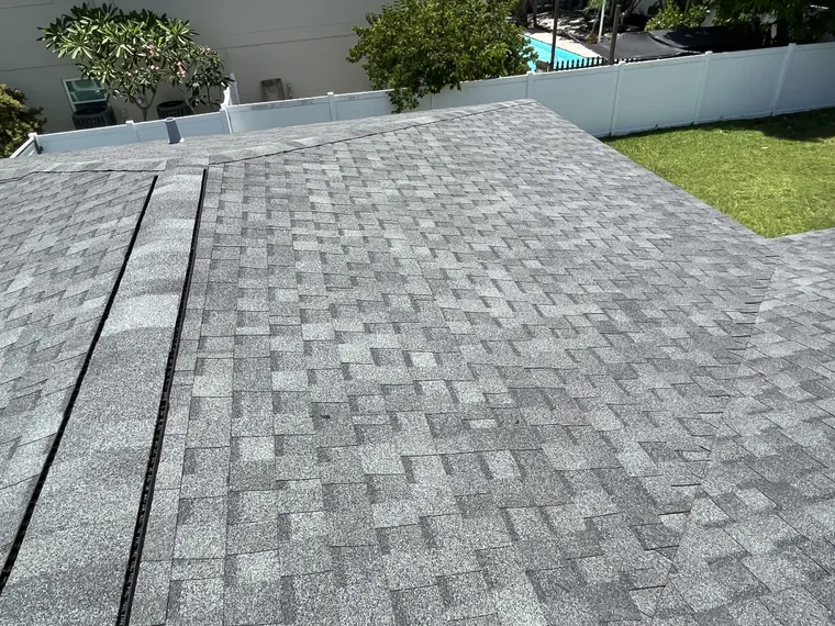 Completed roof at 443 Rafael Boulevard Northeast, St. Petersburg