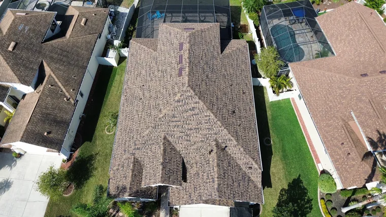 Completed roof at 3303 Diamond Falls Circle, Land O' Lakes