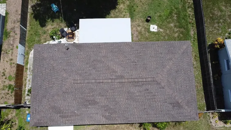 Completed roof at 1473 Dartmouth Drive, Clearwater