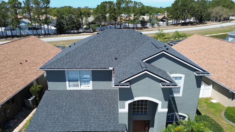 Completed roof at 2653 Sierra Vista Way, Holiday