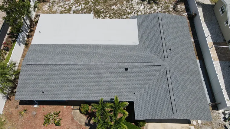 Completed roof at 111 23rd Street, Belleair Beach
