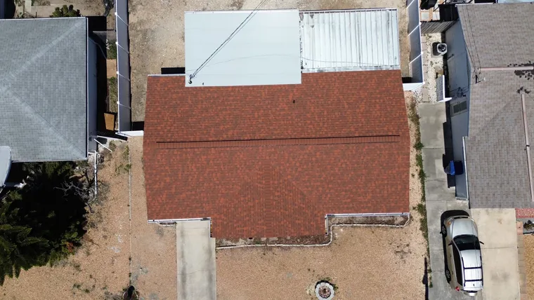 Completed roof at 3905 Beechwood Drive, Holiday
