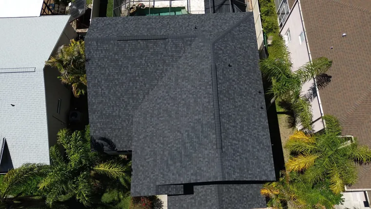 Completed roof at 13115 Royal George Avenue, Odessa