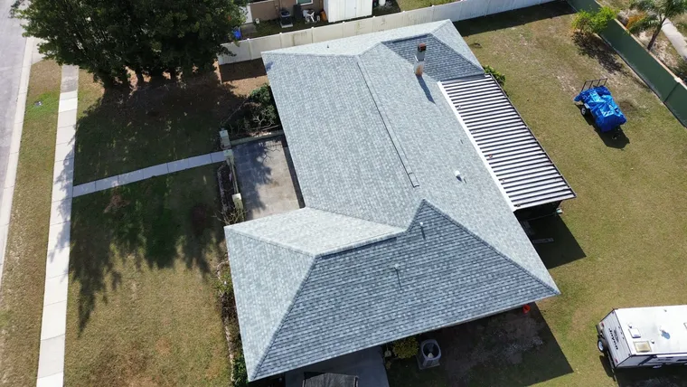 Completed roof at 2805 Pointer Place, Seffner