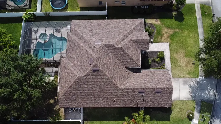 Completed roof at 2409 Fountain Grass Drive, Valrico