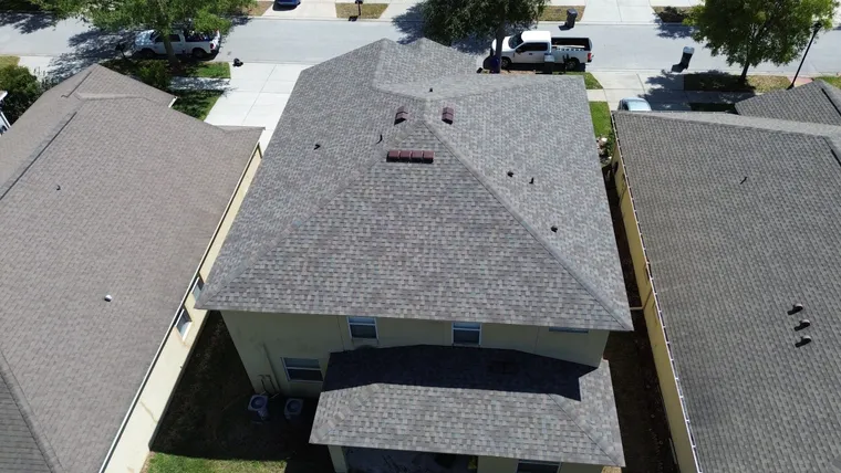 Completed roof at 2815 Winglewood Circle, Lutz
