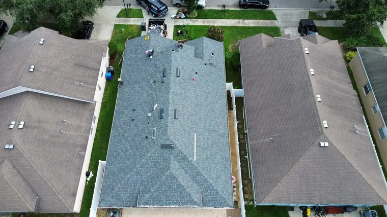 Completed roof at 215 Fern Gulley Drive, Seffner