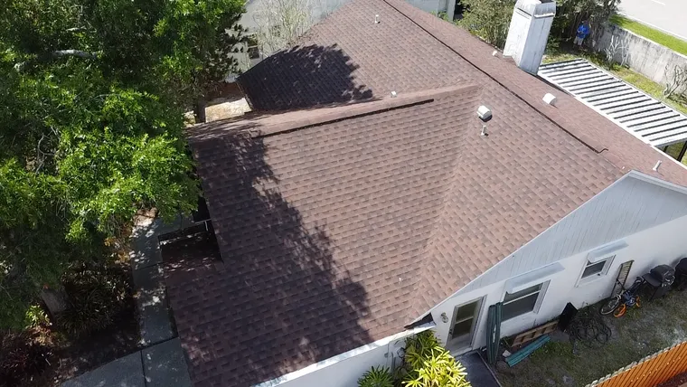 Completed roof at 8608 Thimbleberry Lane, Tampa