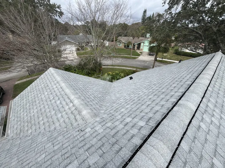 Completed roof at 622 Allens Ridge Drive East, Palm Harbor