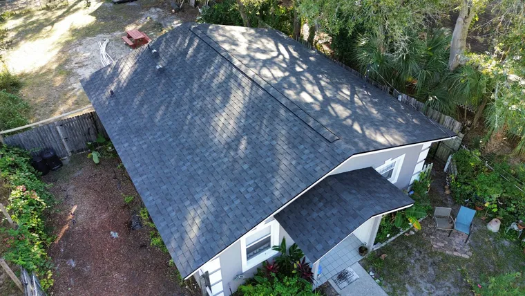 Completed roof at 586 5th Avenue North, Safety Harbor