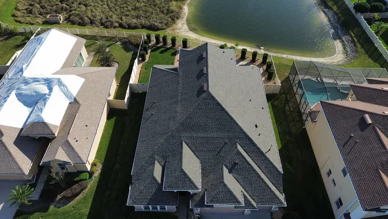 Completed roof at 3410 Diamond Falls Circle, Land O' Lakes