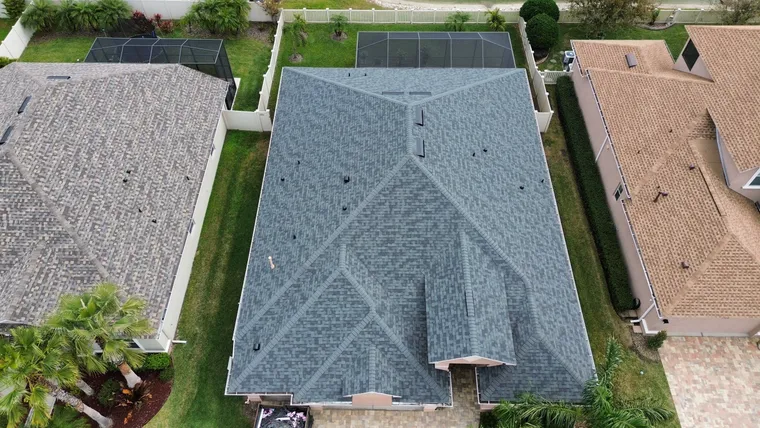 Completed roof at 3326 Diamond Falls Circle, Land O' Lakes