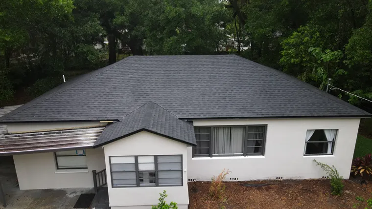 Completed roof at 1904 East Powhatan Avenue, Tampa