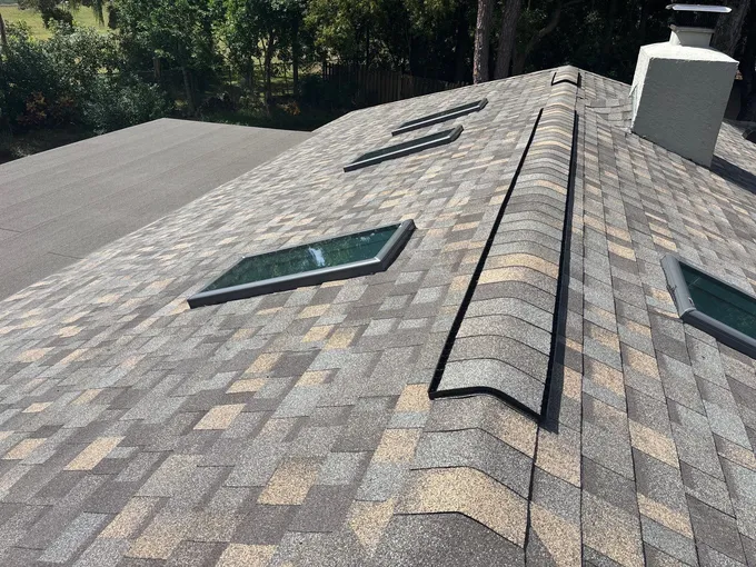 Completed roof at 813 Village Way
